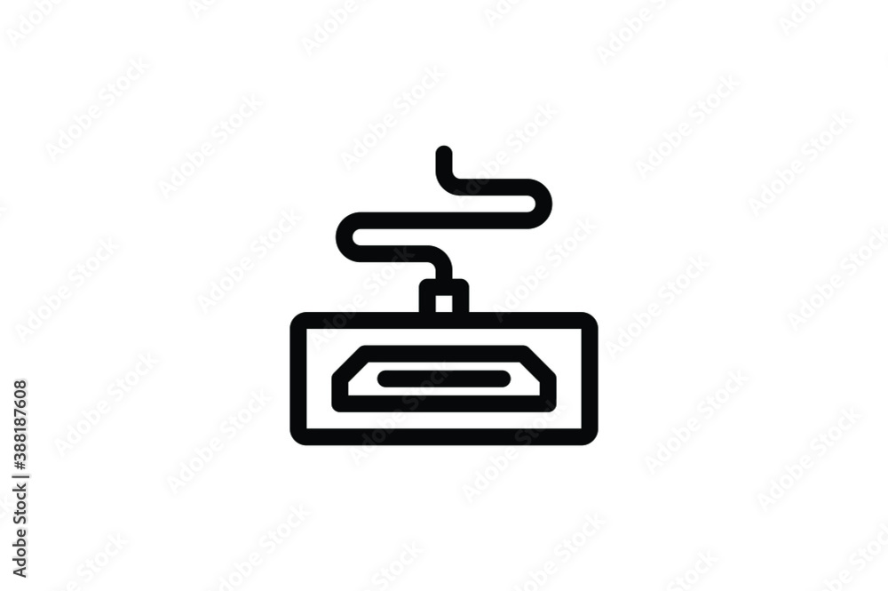 Computer Hardware Icon - Socket Computer Hardware Icon - Socket