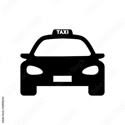 taxi icon vector symbol template