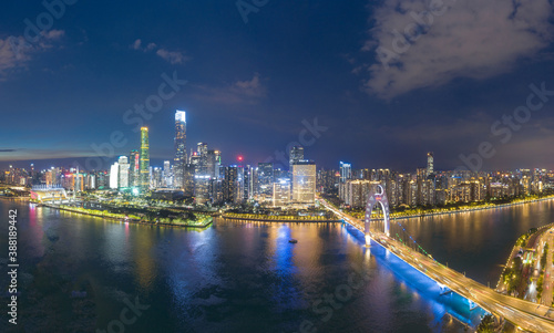 Night view of Guangzhou City, China © Weiming