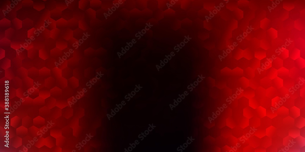 Dark pink, red vector template in a hexagonal style. Dark pink, red vector template in a hexagonal style.