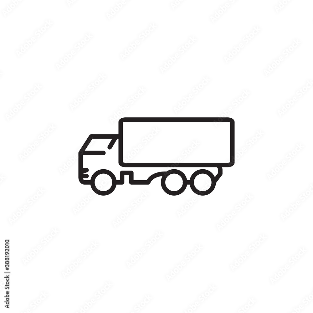 truck icon vector symbol template truck icon vector symbol template