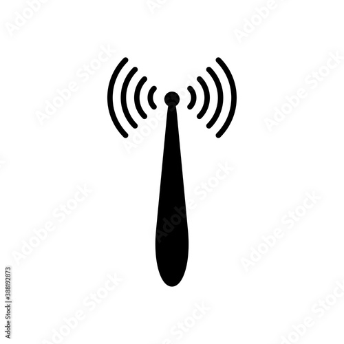 transmitter icon vector symbol template