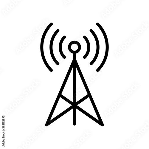 transmitter icon vector symbol template