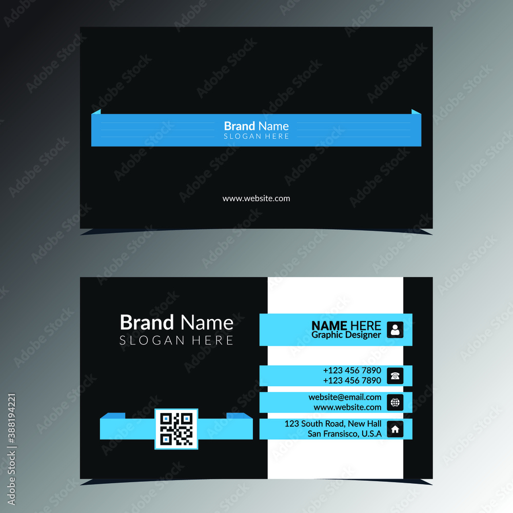 Creative, Clean and Visit Business Card Template
Creative, Clean and Visit Business Card Template
