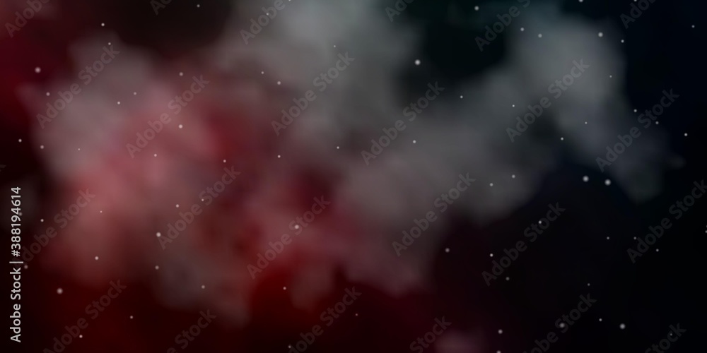 Dark Blue, Red vector pattern with abstract stars. Dark Blue, Red vector pattern with abstract stars.