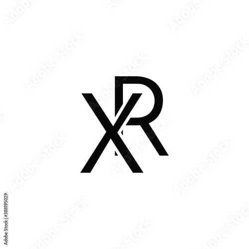 Letter XR RX Monogram Logo