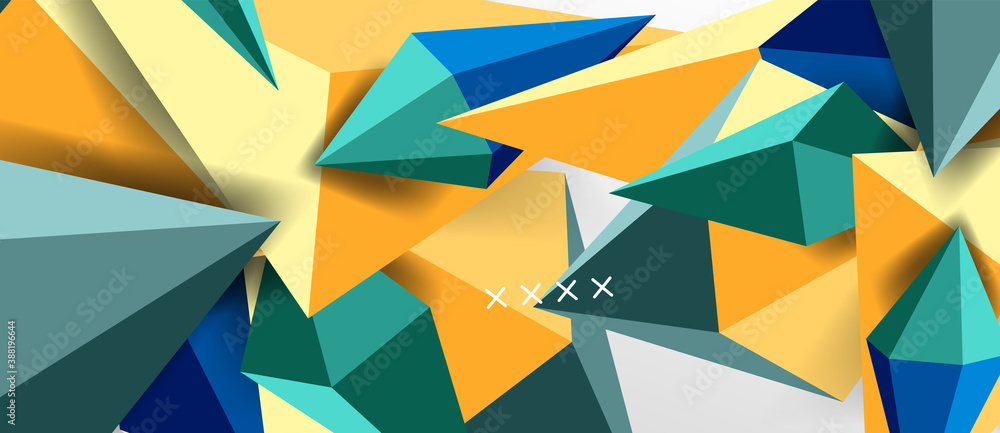 3d low poly abstract shape background vector illustration 3d low poly abstract shape background vector illustration