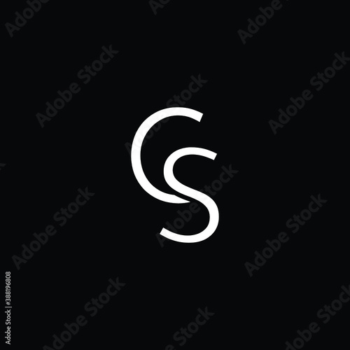Letter CS SC Monogram Logo