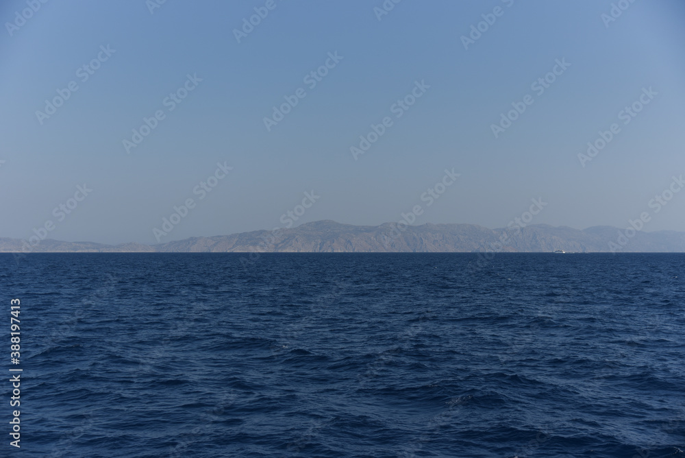 Mediterranean sea on a sunny summer day Mediterranean sea on a sunny summer day