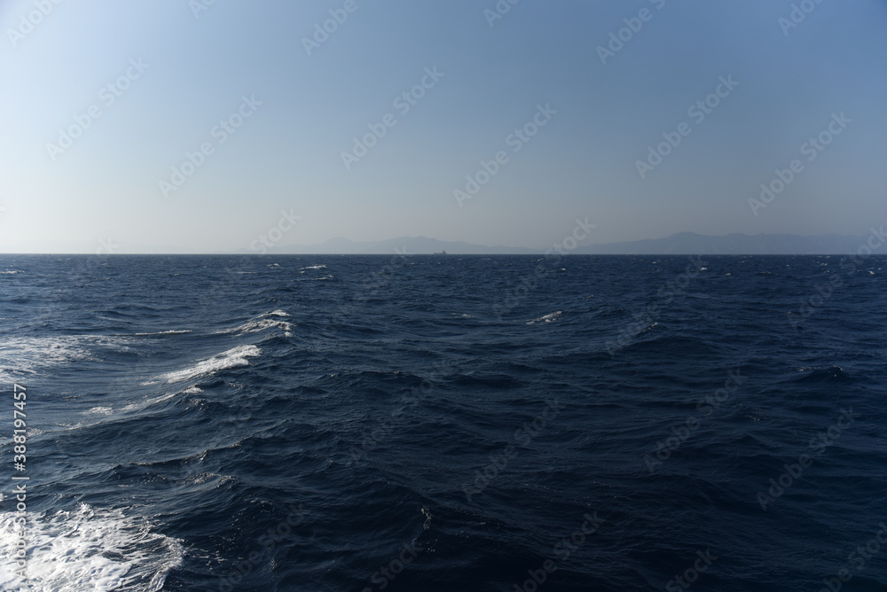 Stunning sea view on a clear day