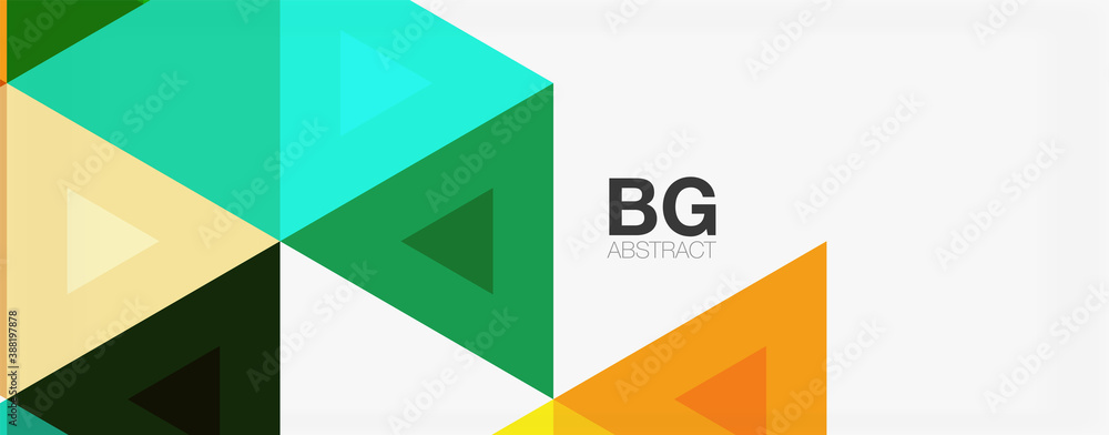Mosaic triangle pattern abstract background for cover, banner, flyer and poster and other template Mosaic triangle pattern abstract background for cover, banner, flyer and poster and other template