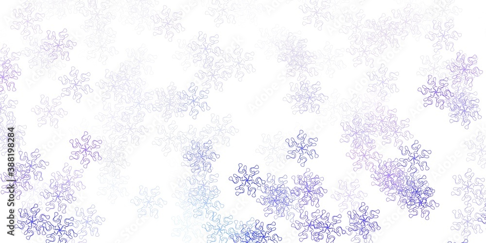 Light purple vector doodle texture with flowers. Light purple vector doodle texture with flowers.