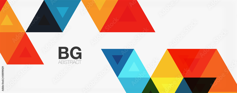 Mosaic triangle pattern abstract background for cover, banner, flyer and poster and other template Mosaic triangle pattern abstract background for cover, banner, flyer and poster and other template