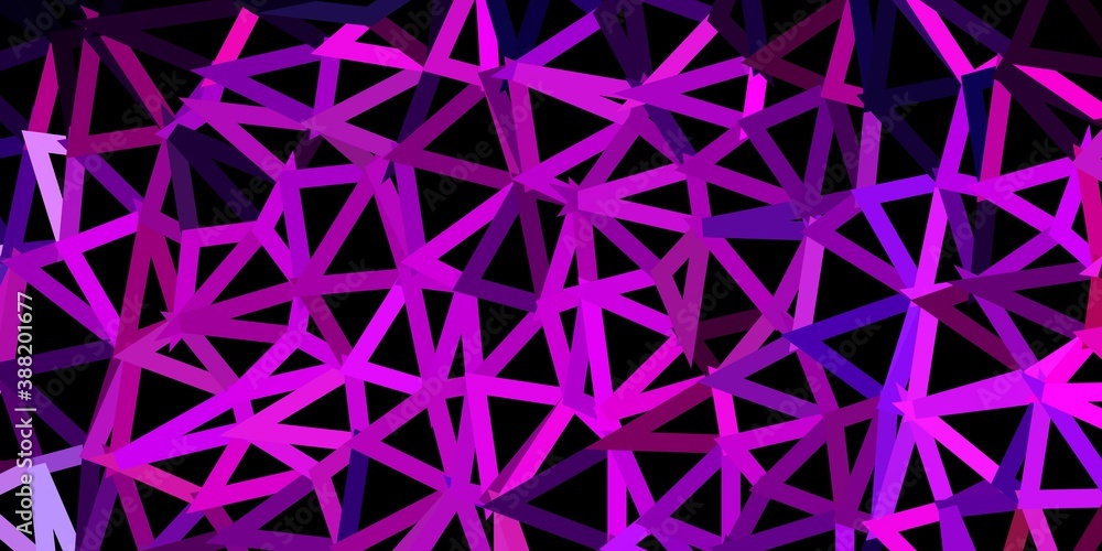 Dark purple, pink vector polygonal background. Dark purple, pink vector polygonal background.
