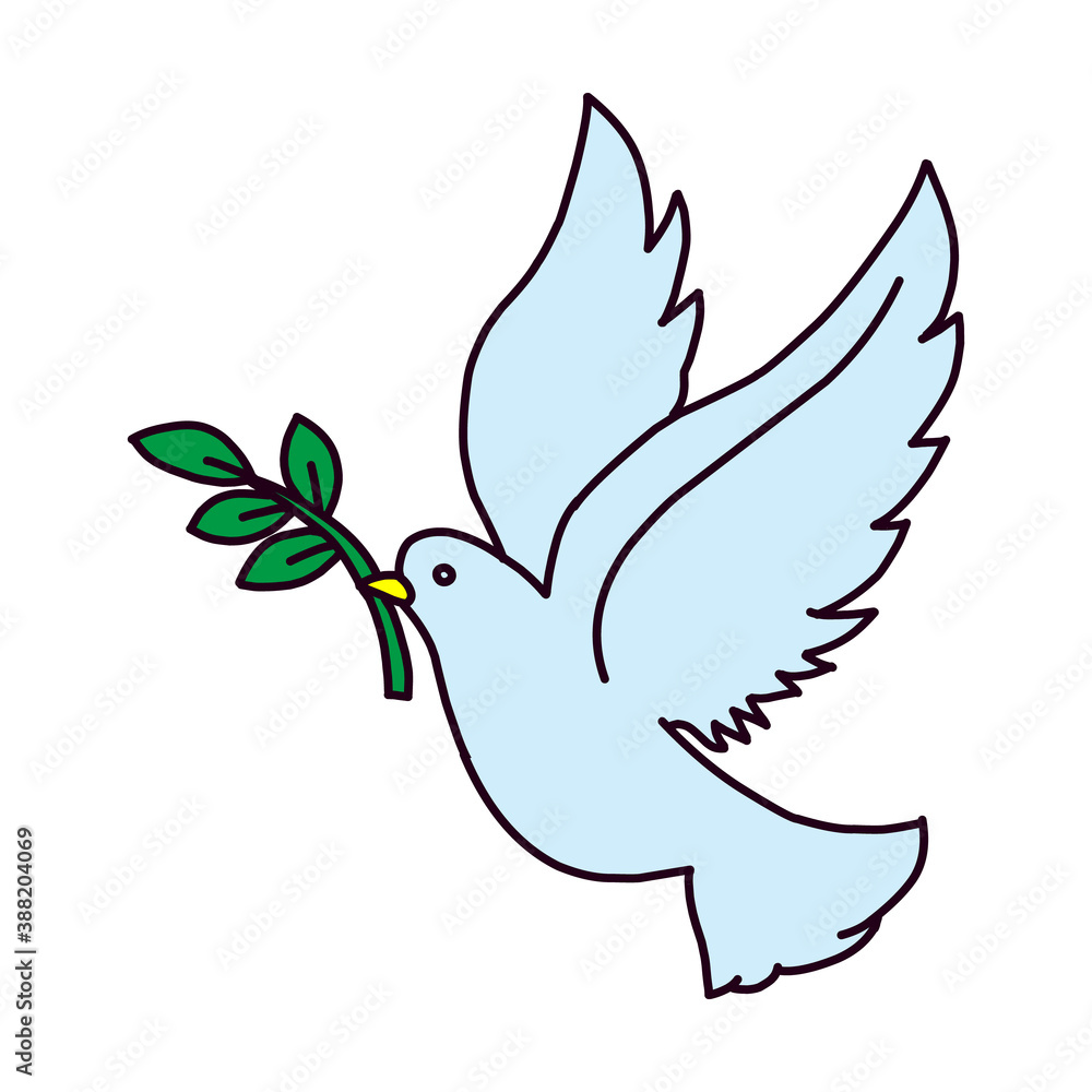 Dove of peace simple icon. Flying dove of peace icon art. Peace concept icon. Dove of peace simple icon. Flying dove of peace icon art. Peace concept icon.