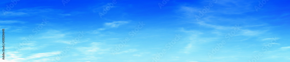 Fototapeta premium blue sky with beautiful natural white clouds