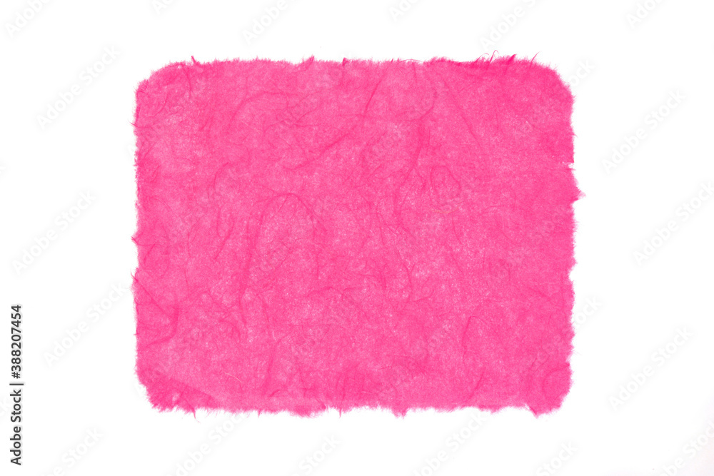 ピンク色の和紙
