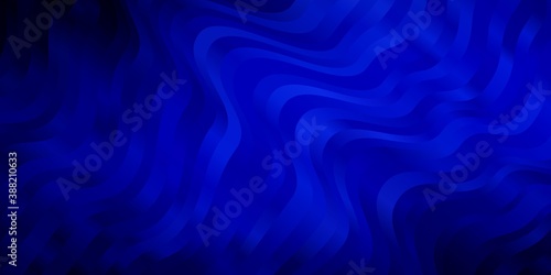 Dark BLUE vector backdrop with bent lines.