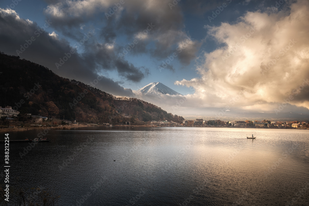 Obraz premium 富士山 日の出