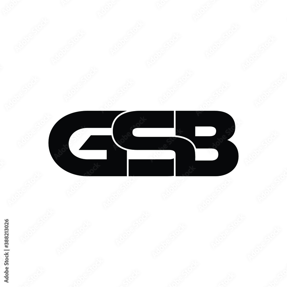 GSB letter monogram logo design vector GSB letter monogram logo design vector