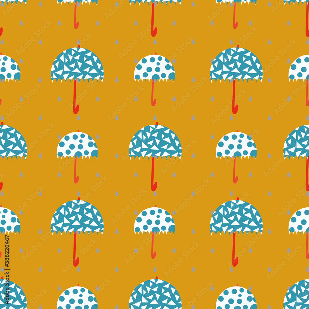 Umbrella Seamless Pattern Umbrella Seamless Pattern