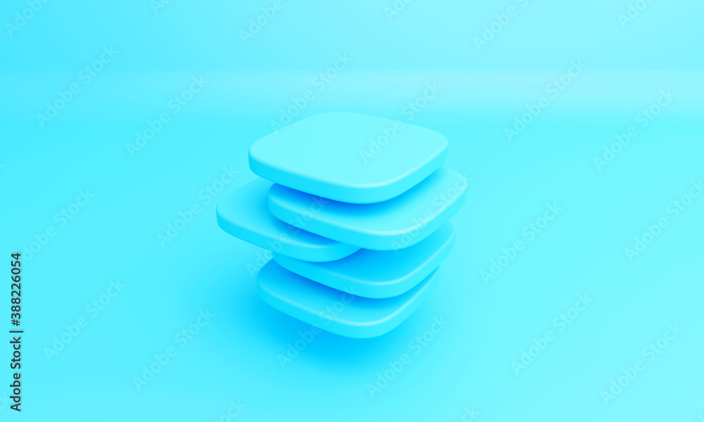 Overlapping blue boards 3DCG background image Overlapping blue boards 3DCG background image