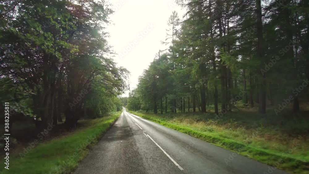 The A68 is a major road in the United Kingdom, running from Darlington in England to the A720 in Edinburgh. Driving on A68 road - Northumberland - United Kingdom - 18th of September 2020 The A68 is a major road in the United Kingdom, running from Darlington in England to the A720 in Edinburgh. Driving on A68 road - Northumberland - United Kingdom - 18th of September 2020