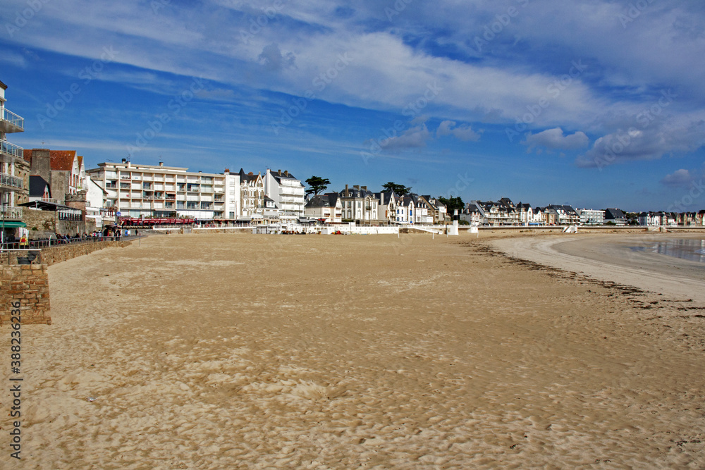 Quiberon. La grande plage et le front de mer. Morbihan. Bretagne Quiberon. La grande plage et le front de mer. Morbihan. Bretagne