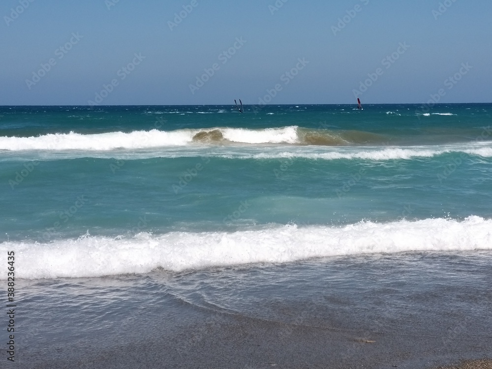 wave on the beach