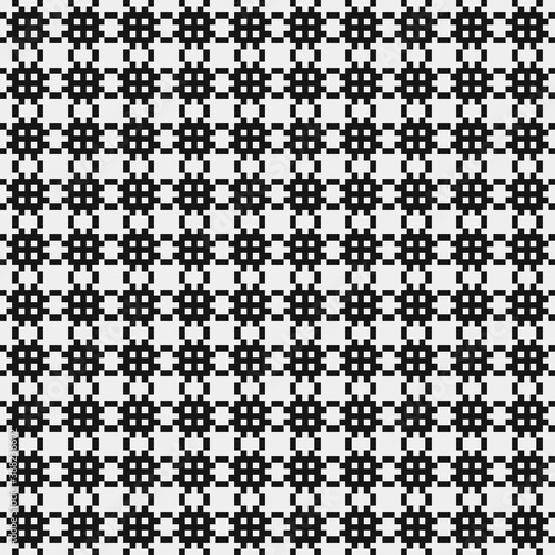 Abstract Cross Pattern Dots Logo generative computational art illustration