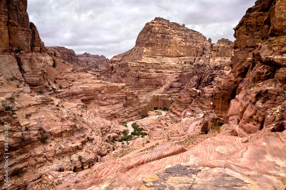 Fototapeta premium Magnificent view of Petra, Jordan