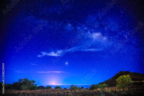 Starry Milky Way at Mauna Kea, Big island, Hawaii © youli