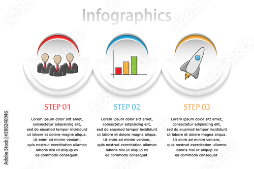 Vector abstract illustration. Infographics.