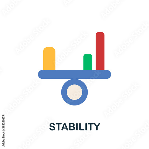 Stability icon. Simple element from core values collection. Creative Stability icon for web design, templates, infographics and more