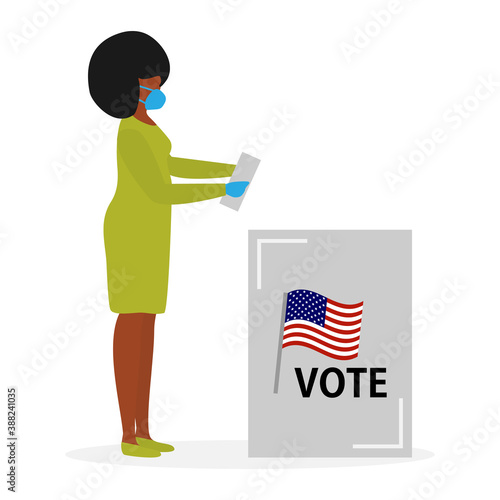 Vote Vector People Presidential Election Campaign