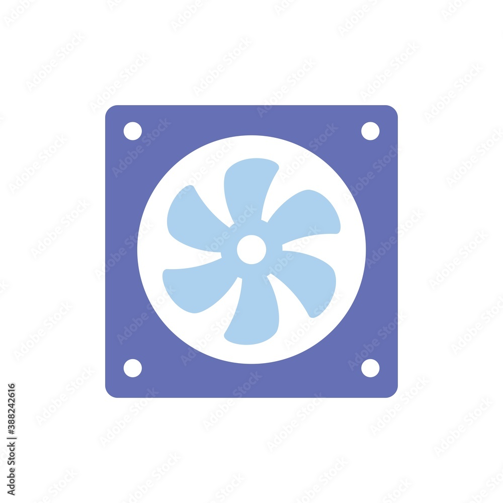 Electric Fan Flat Icon Vector Logo Template Illustration Electric Fan Flat Icon Vector Logo Template Illustration