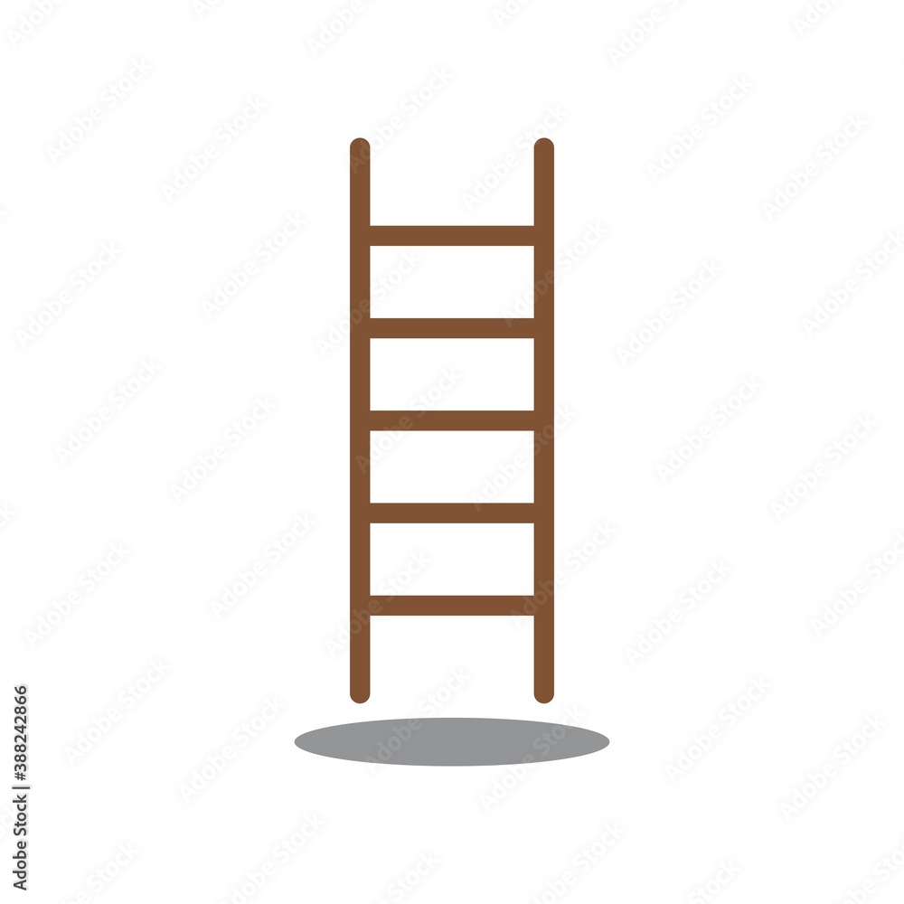 Step Ladder Flat Icon Vector Logo Template Illustration Step Ladder Flat Icon Vector Logo Template Illustration