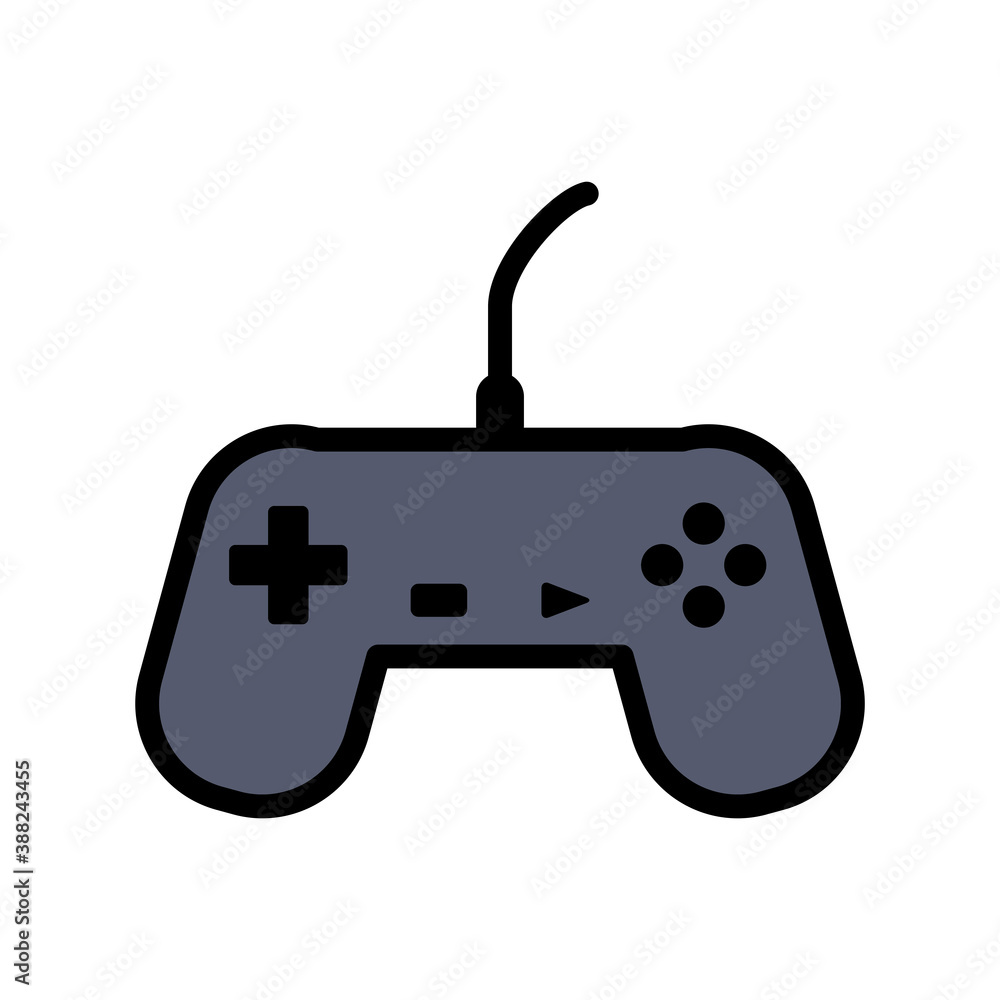 Game Controller Flat Icon Vector Logo Template Illustration Game Controller Flat Icon Vector Logo Template Illustration