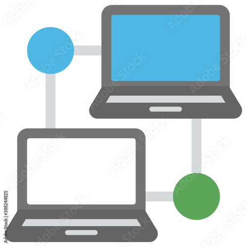 
Web server connected to the internet symbolising shared web hosting, 
