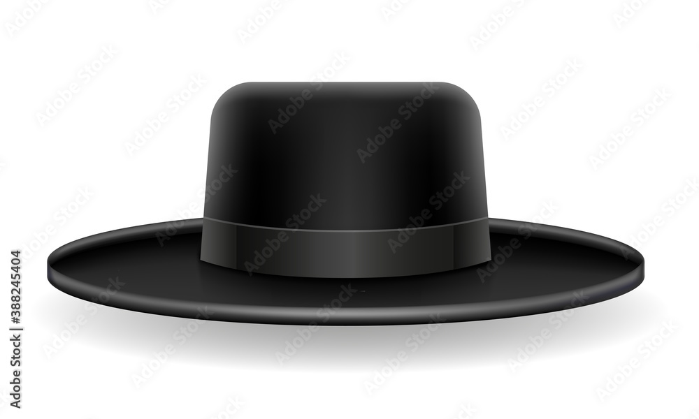 national jewish black hat vector illustration national jewish black hat vector illustration