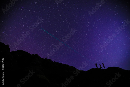 Starry Milky Way, Oahu, Hawaii