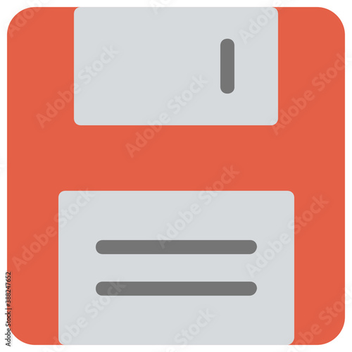
Computer gadget, data storage device called floppy disk
