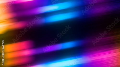 Wet asphalt, night view, neon reflection on the concrete floor. Night empty stage, studio. Dark abstract background. Product Showcase Spotlight Background. © MiaStendal