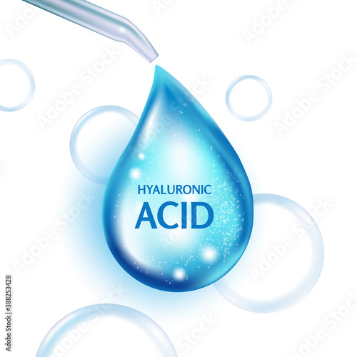 Hyaluronic acid or abstract molecules design