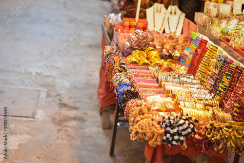 Indian people shopping at moti bazar in haridwar uttarakhand, Uttarakhand Tourism photo