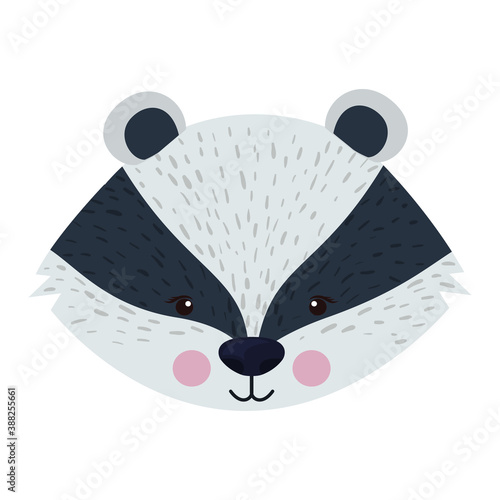 cute raccoon vector illustration for kids