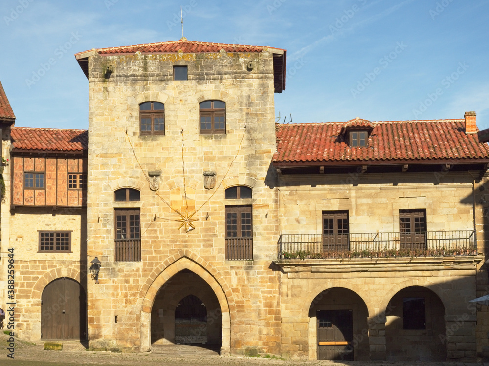 Traditional house in the historic part of Santillana