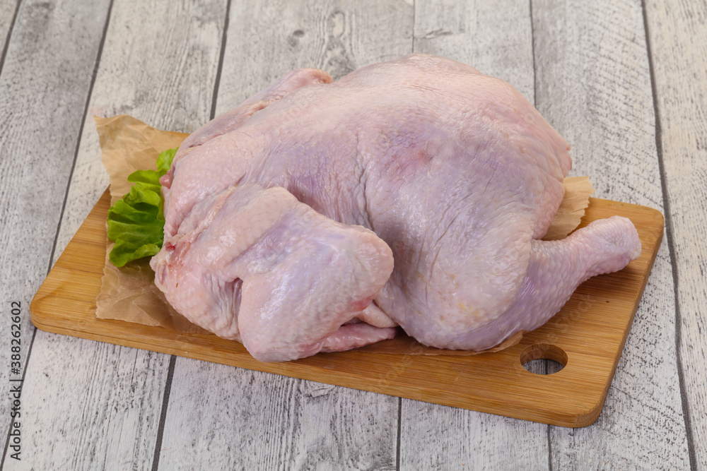 Raw chicken ready for cooking Raw chicken ready for cooking