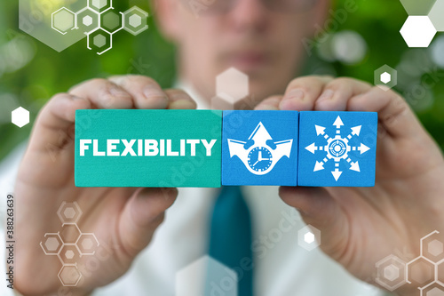 Flexibility Business Concept. Flexible Decision Management Strategy.