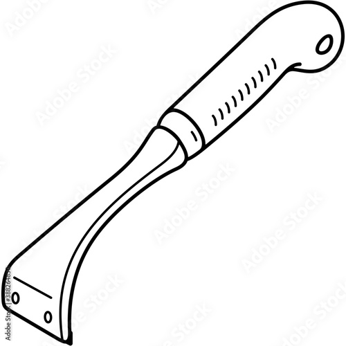Paint remover scraper